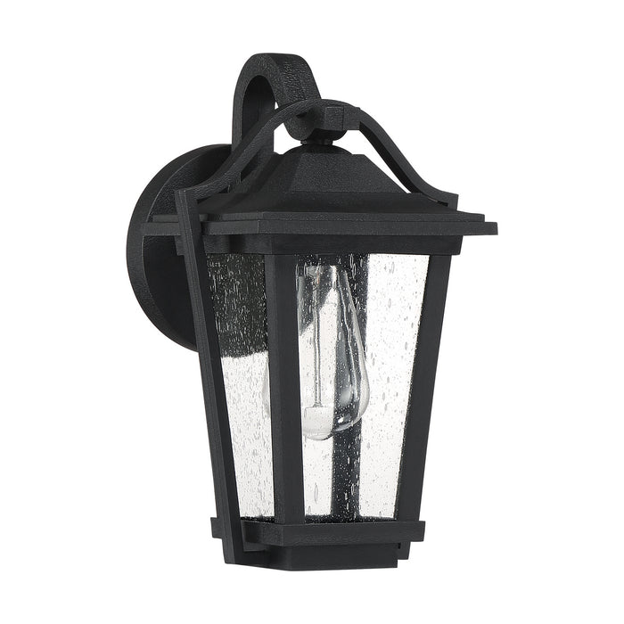 Quoizel DRS8407EK One Light Outdoor Wall Lantern, Earth Black
