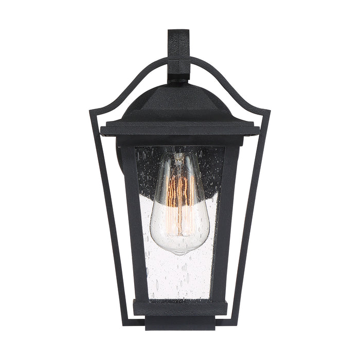 Quoizel DRS8407EK One Light Outdoor Wall Lantern, Earth Black