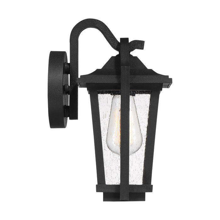 Quoizel DRS8407EK One Light Outdoor Wall Lantern, Earth Black