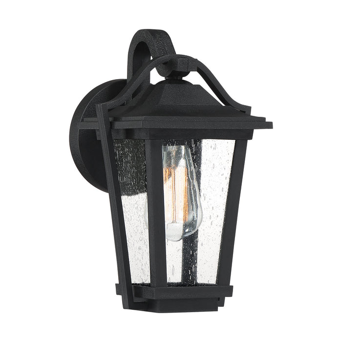 Quoizel DRS8407EK One Light Outdoor Wall Lantern, Earth Black