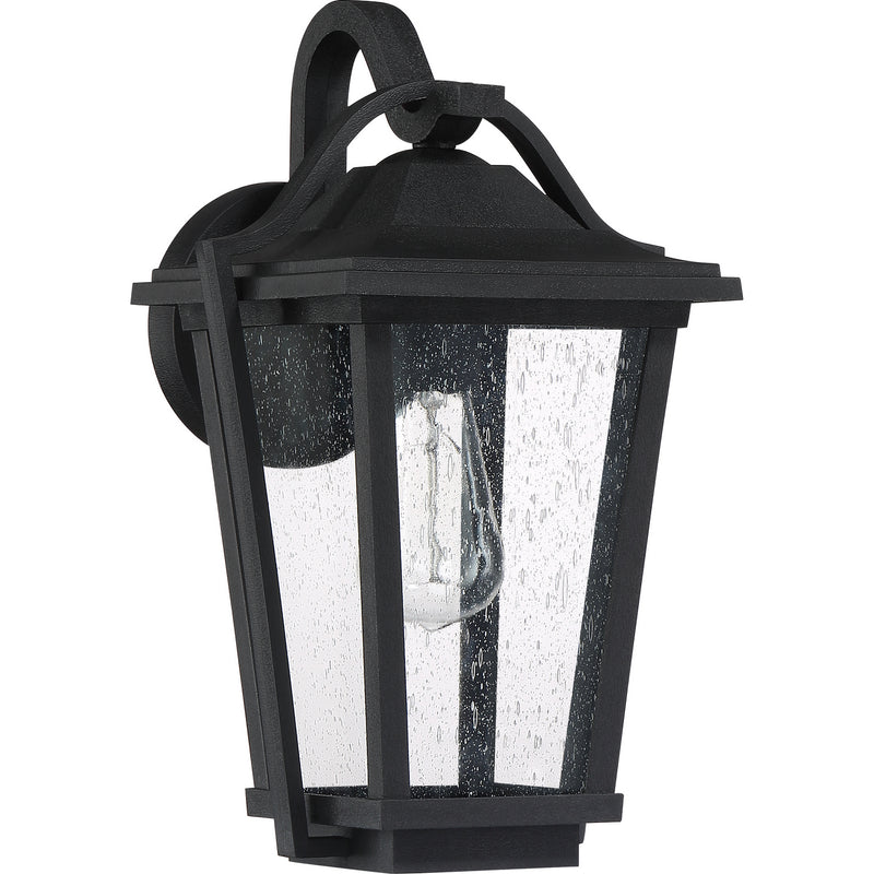 Quoizel DRS8409EK One Light Outdoor Wall Lantern, Earth Black