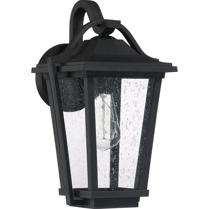 Quoizel DRS8409EK One Light Outdoor Wall Lantern, Earth Black