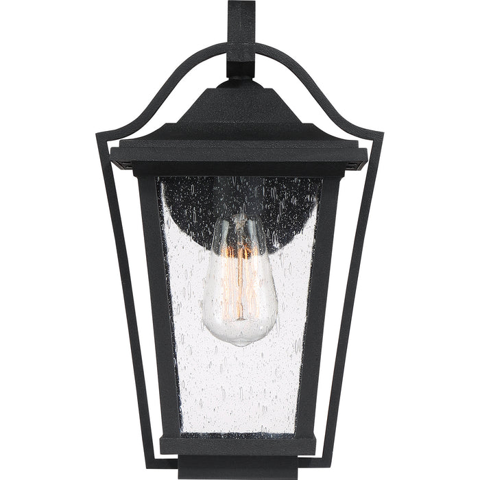 Quoizel DRS8409EK One Light Outdoor Wall Lantern, Earth Black