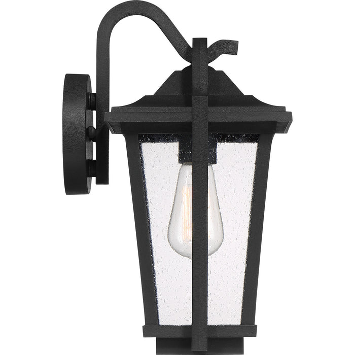 Quoizel DRS8409EK One Light Outdoor Wall Lantern, Earth Black