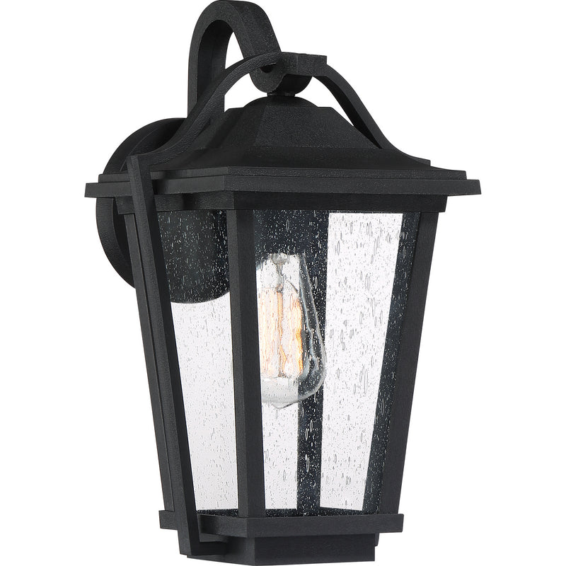 Quoizel DRS8409EK One Light Outdoor Wall Lantern, Earth Black