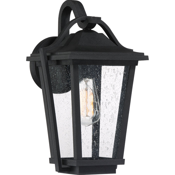 Quoizel DRS8409EK One Light Outdoor Wall Lantern, Earth Black