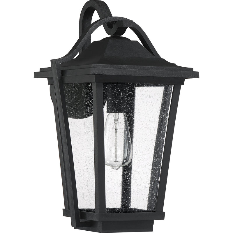 Quoizel DRS8411EK One Light Outdoor Wall Lantern, Earth Black