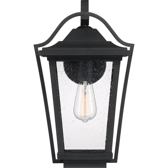 Quoizel DRS8411EK One Light Outdoor Wall Lantern, Earth Black