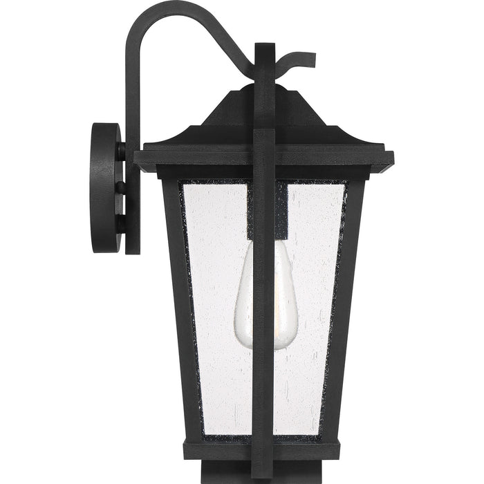 Quoizel DRS8411EK One Light Outdoor Wall Lantern, Earth Black