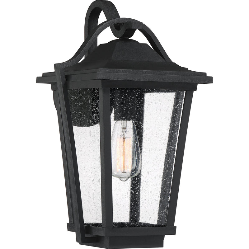 Quoizel DRS8411EK One Light Outdoor Wall Lantern, Earth Black