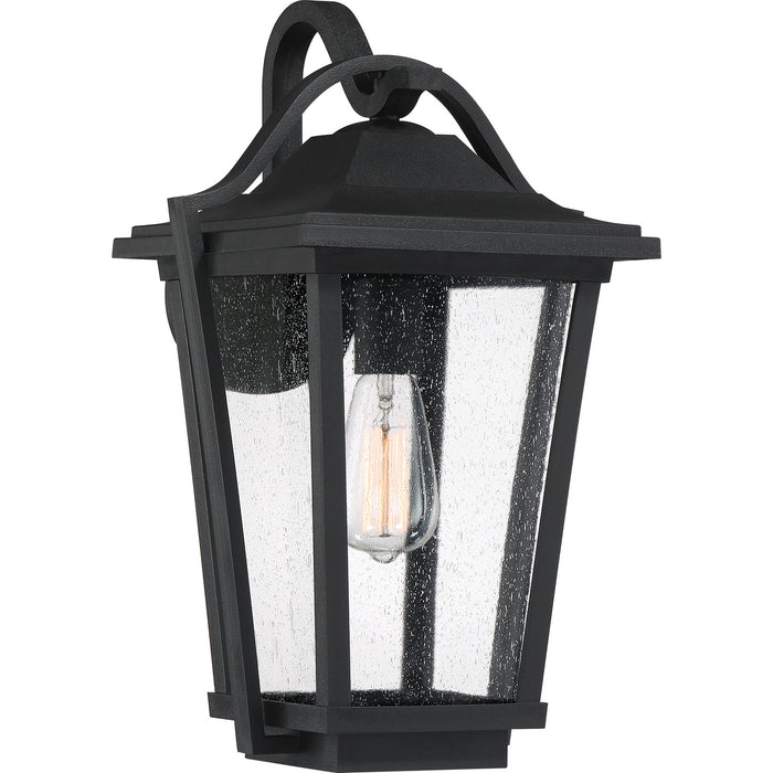 Quoizel DRS8411EK One Light Outdoor Wall Lantern, Earth Black