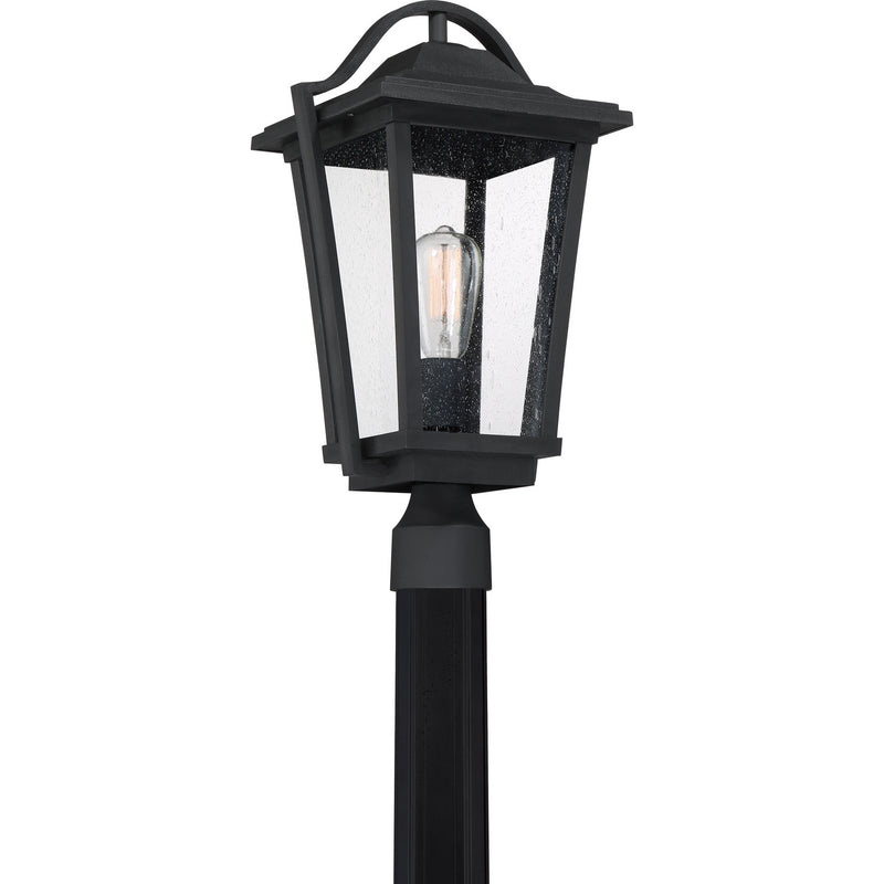 Quoizel DRS9011EK One Light Outdoor Post Mount, Earth Black