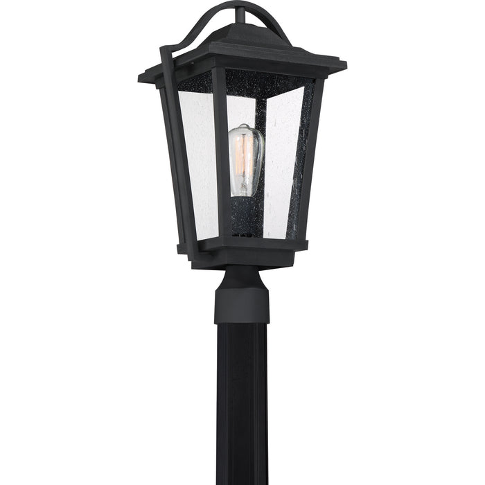Quoizel DRS9011EK One Light Outdoor Post Mount, Earth Black