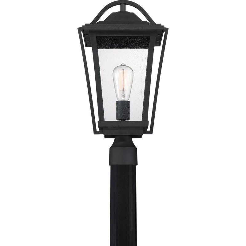Quoizel DRS9011EK One Light Outdoor Post Mount, Earth Black