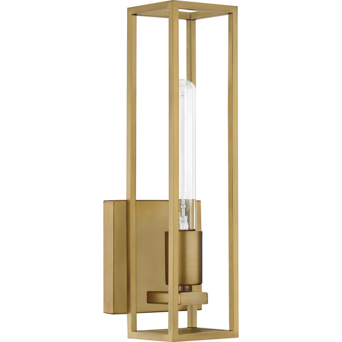 Quoizel LGN8605WS One Light Bath, Weathered Brass