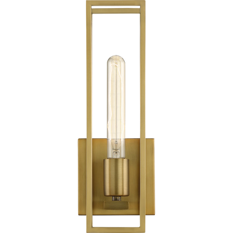 Quoizel LGN8605WS One Light Bath, Weathered Brass