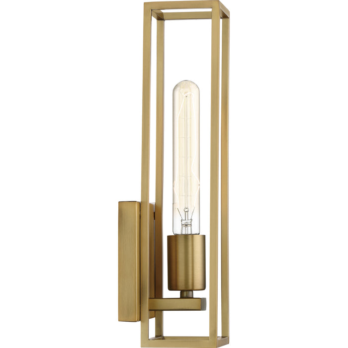 Quoizel LGN8605WS One Light Bath, Weathered Brass