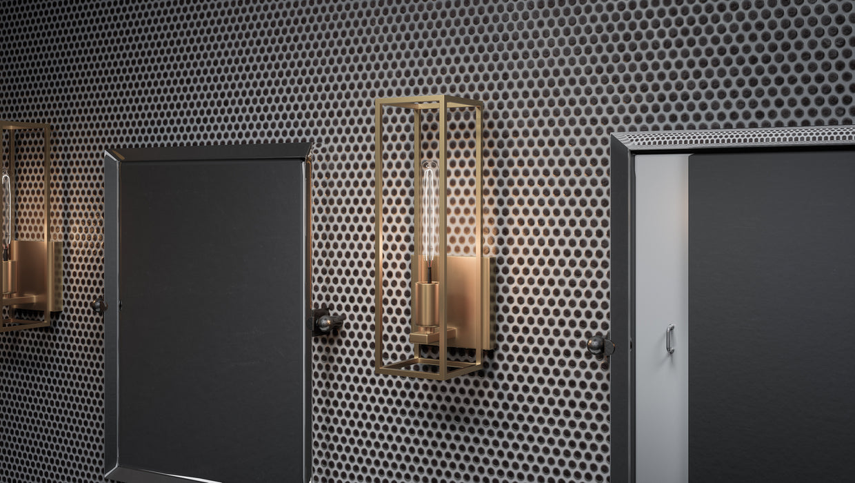 Quoizel LGN8605WS One Light Bath, Weathered Brass