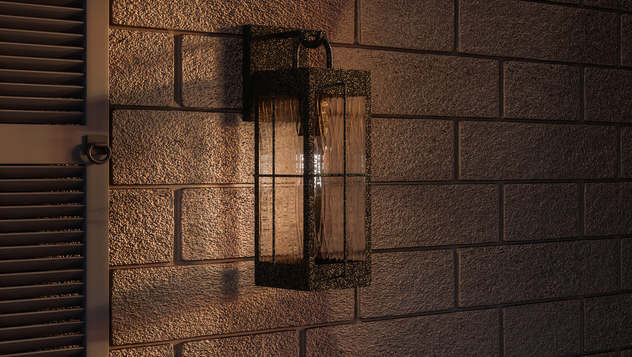 Quoizel WAR8408GZ Two Light Outdoor Wall Lantern, Gilded Bronze