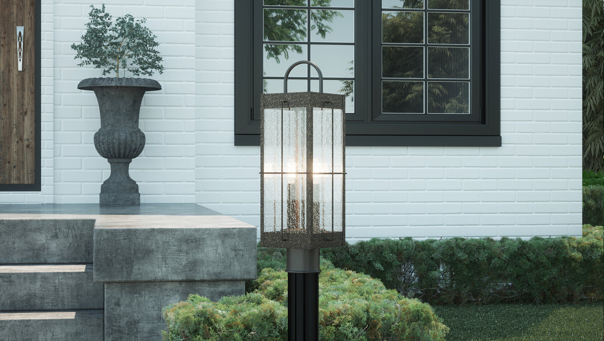 Quoizel WAR9008GZ Two Light Outdoor Post Mount, Gilded Bronze