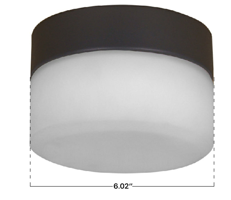 Beacon Lighting 210253010 Two Light Ceiling Fan Light Kit, Oil Rubbed Bronze