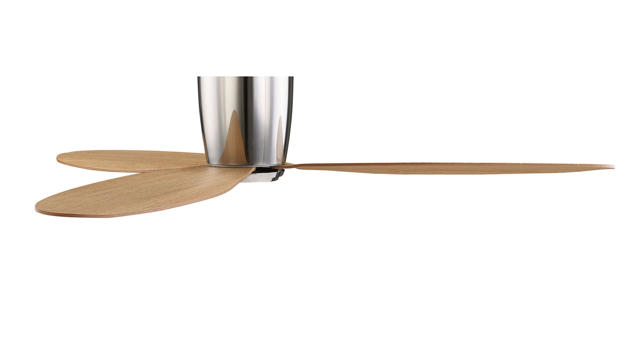 Beacon Lighting 21051901 52``Ceiling Fan, Brushed Chrome and Teak