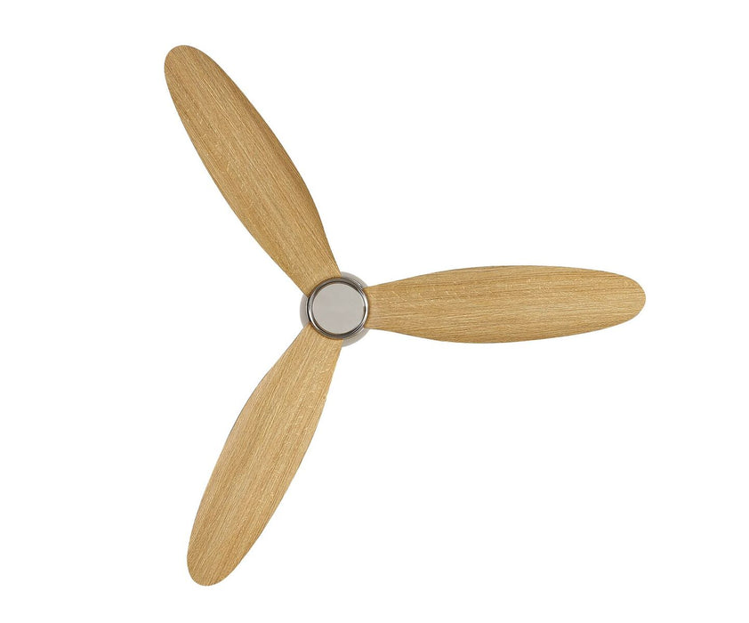 Beacon Lighting 21051901 52``Ceiling Fan, Brushed Chrome and Teak