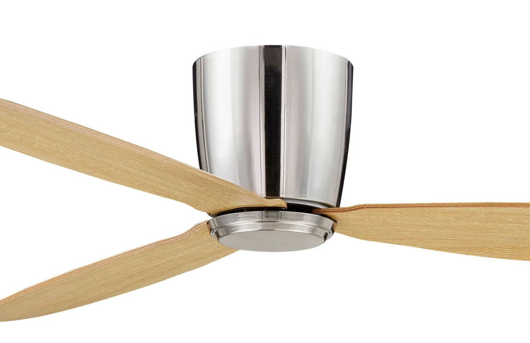 Beacon Lighting 21051901 52``Ceiling Fan, Brushed Chrome and Teak