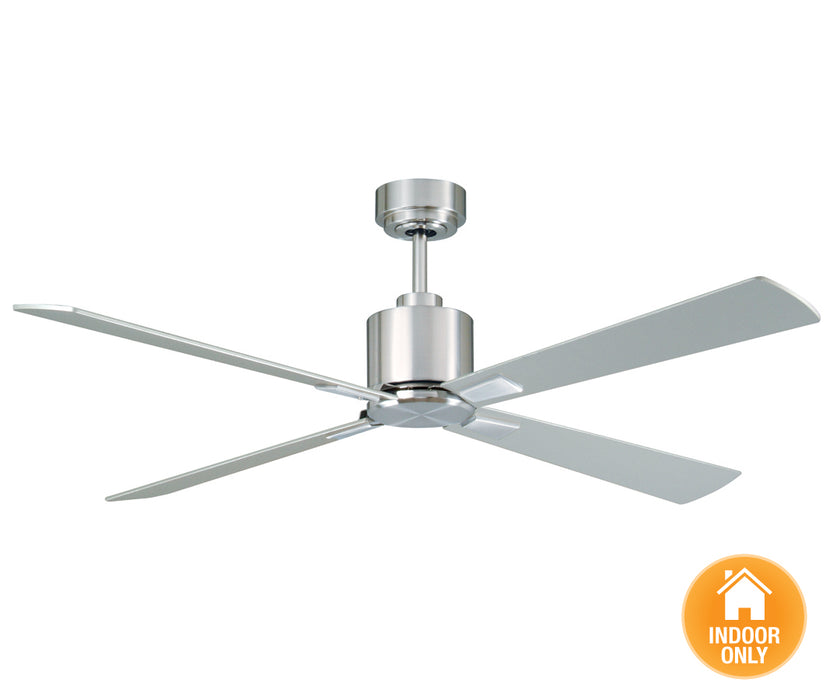 Beacon Lighting 210520010 52``Ceiling Fan, Brushed Chrome and Silver