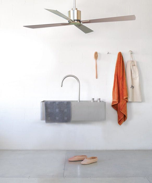 Beacon Lighting 210520010 52``Ceiling Fan, Brushed Chrome and Silver