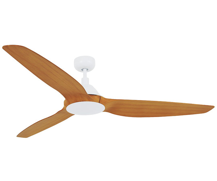 Beacon Lighting 211011010 60``Ceiling Fan, White/Teak