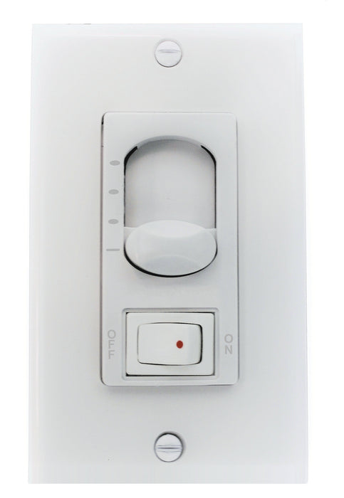 Craftmade CM-8W 3 Speed Fan/ On-Off Light Control, White