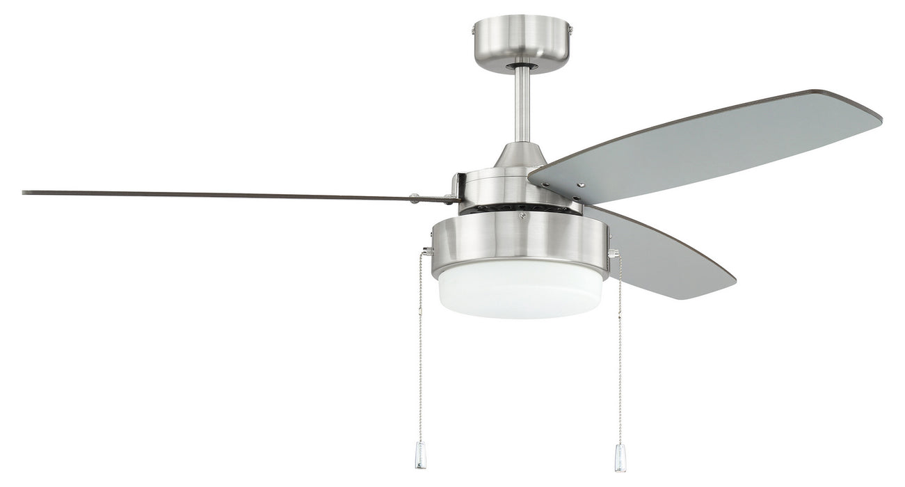 Craftmade INT52BNK3 52"Ceiling Fan, Brushed Polished Nickel