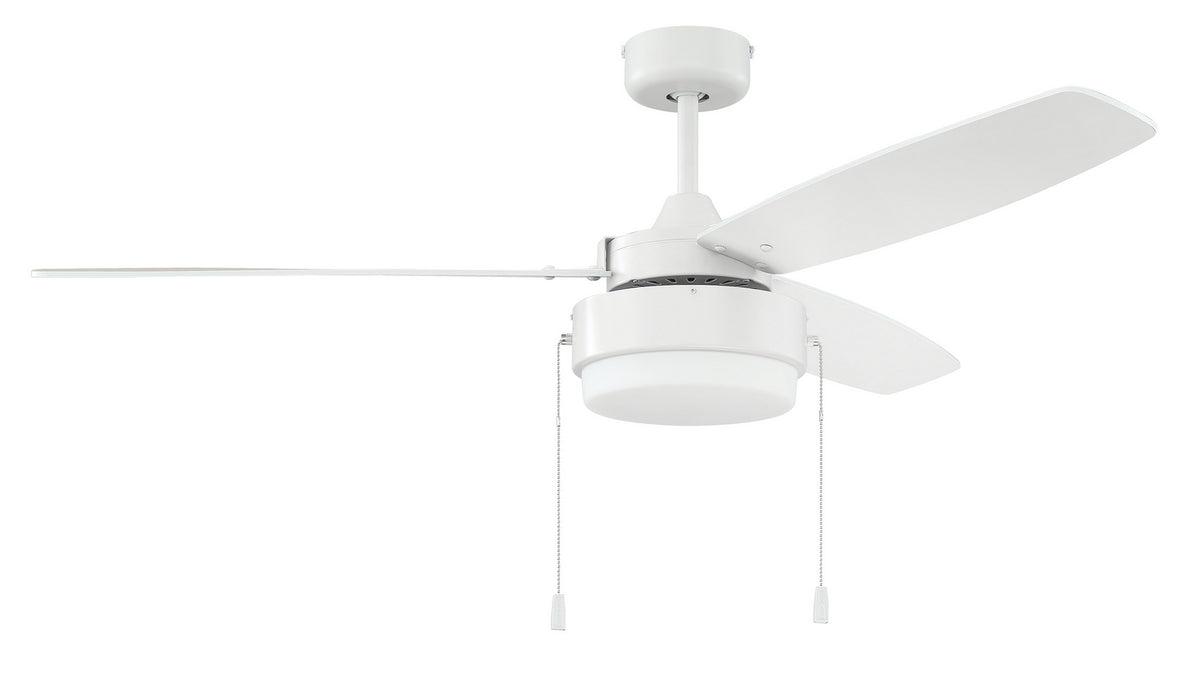 Craftmade INT52W3 52"Ceiling Fan, White