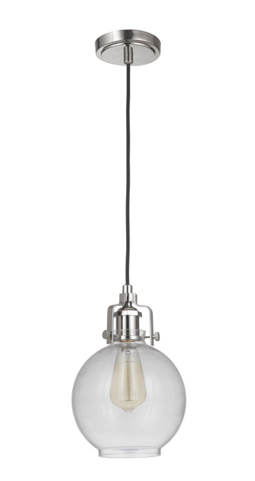 Craftmade P830PLN1-C One Light Mini Pendant, Polished Nickel