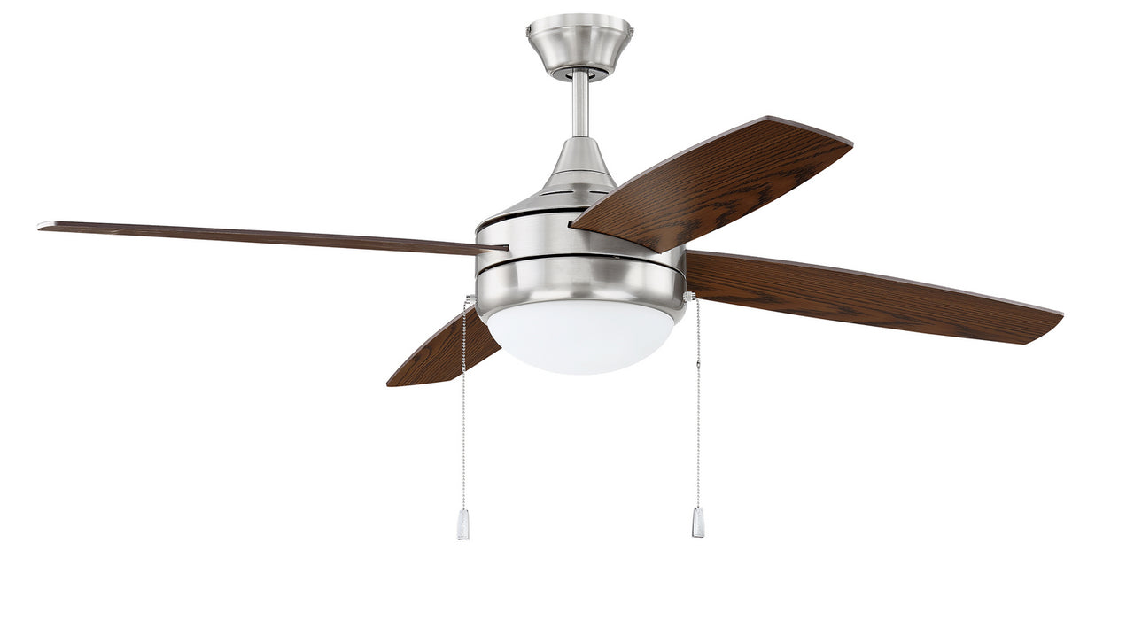 Craftmade PHA52BNK4 52"Ceiling Fan, Brushed Polished Nickel