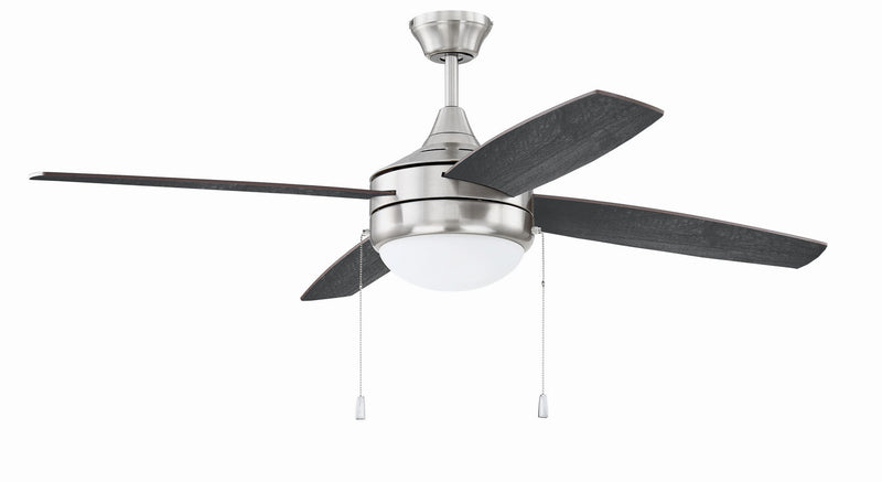 Craftmade PHA52BNK4-BNGW 52"Ceiling Fan, Brushed Polished Nickel
