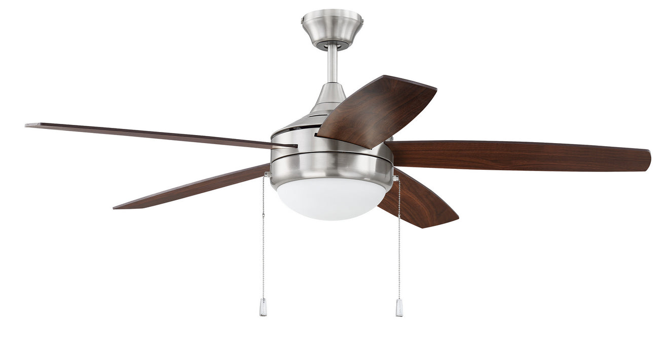 Craftmade PHA52BNK5 52"Ceiling Fan, Brushed Polished Nickel