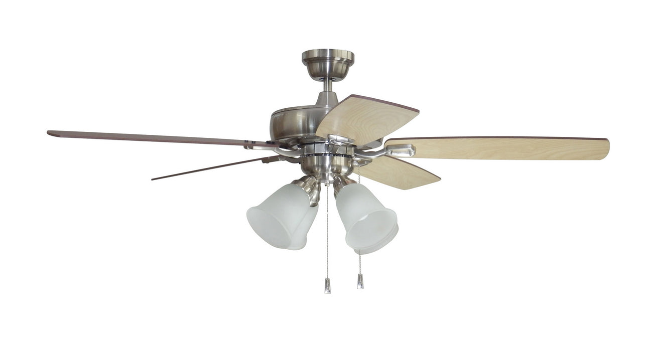 Craftmade TCE52BNK5C4 52"Ceiling Fan, Brushed Polished Nickel