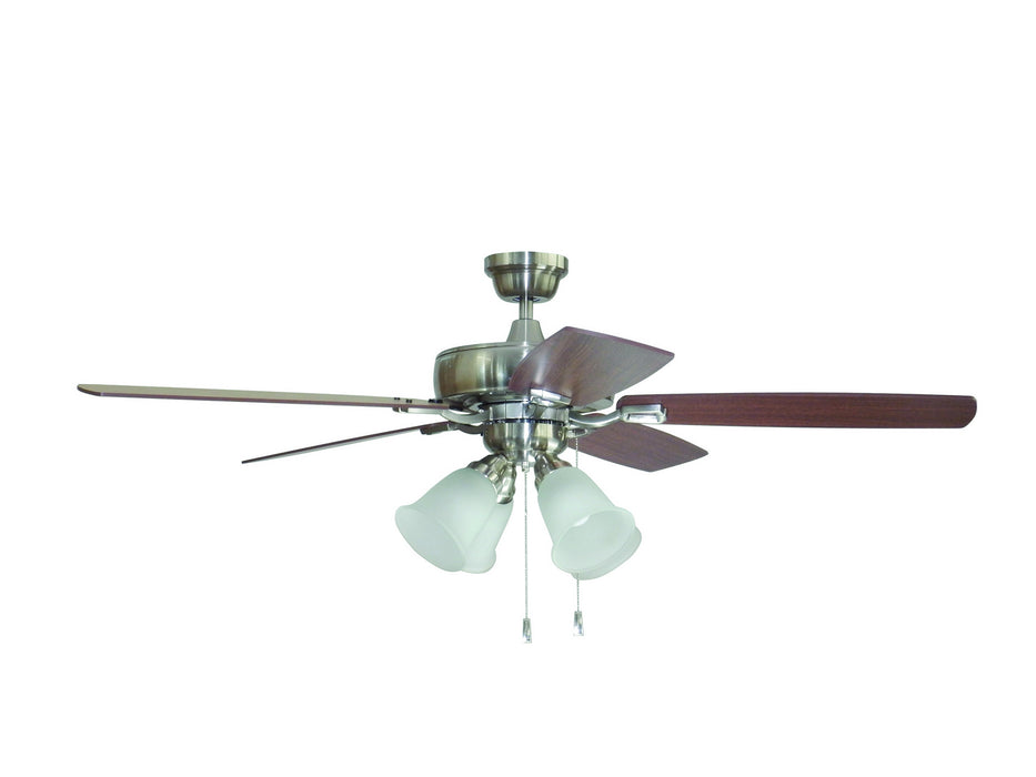Craftmade TCE52BNK5C4 52"Ceiling Fan, Brushed Polished Nickel