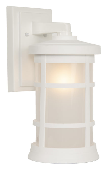 Craftmade ZA2314-TW One Light Outdoor Wall Lantern, Textured White