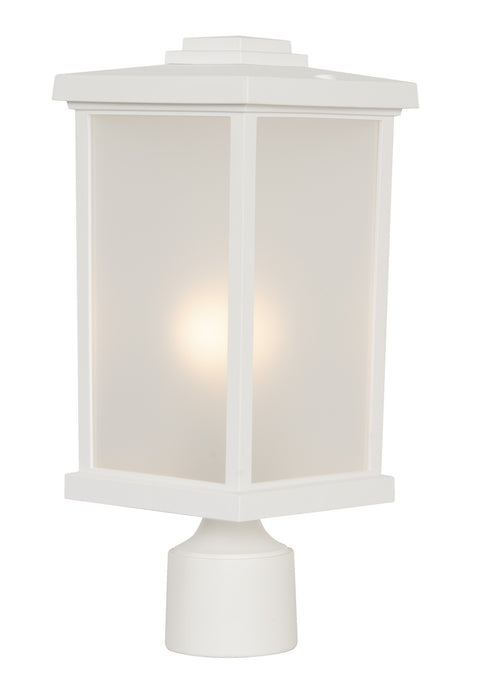 Craftmade ZA2415-TW One Light Post Mount, Textured White