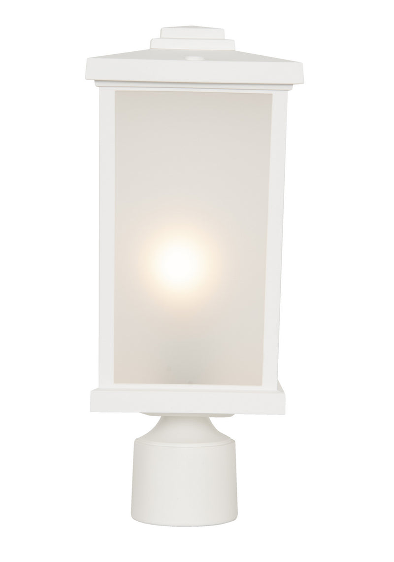 Craftmade ZA2415-TW One Light Post Mount, Textured White