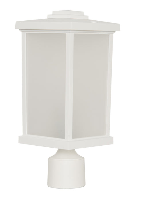 Craftmade ZA2415-TW One Light Post Mount, Textured White