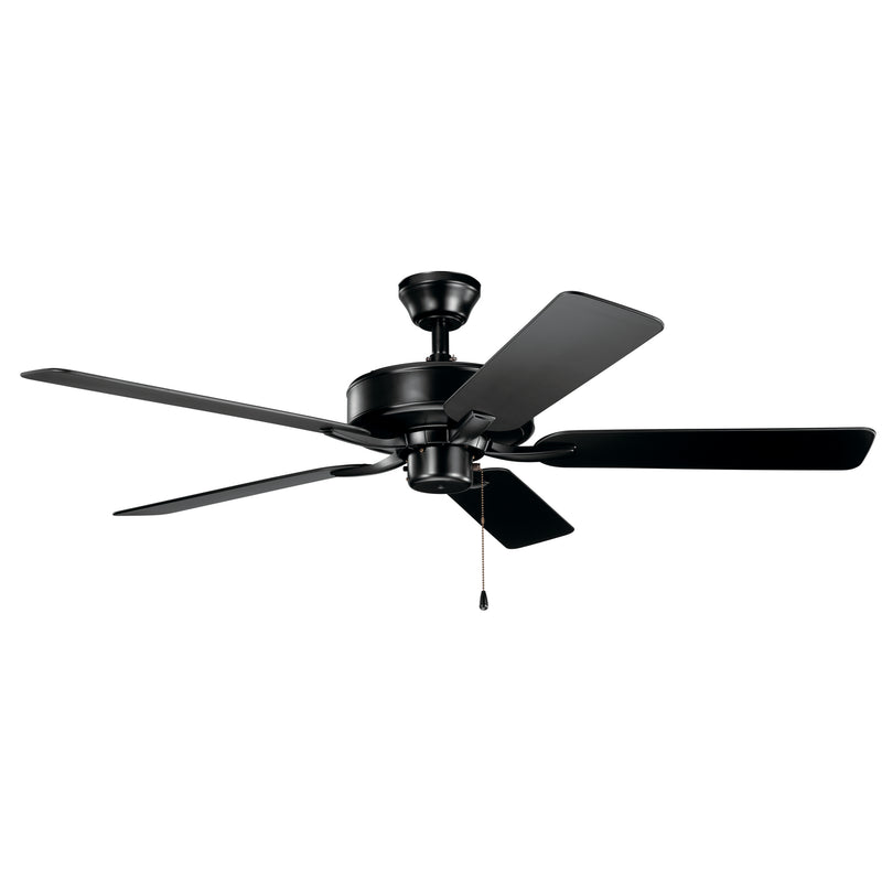 Kichler 330015SBK 52" Ceiling Fan, Satin Black
