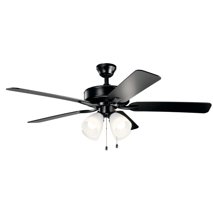 Kichler 330016SBK 52" Ceiling Fan, Satin Black