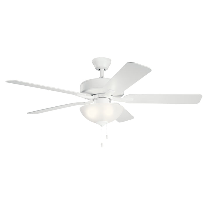 Kichler 330017MWH 52" Ceiling Fan, Matte White