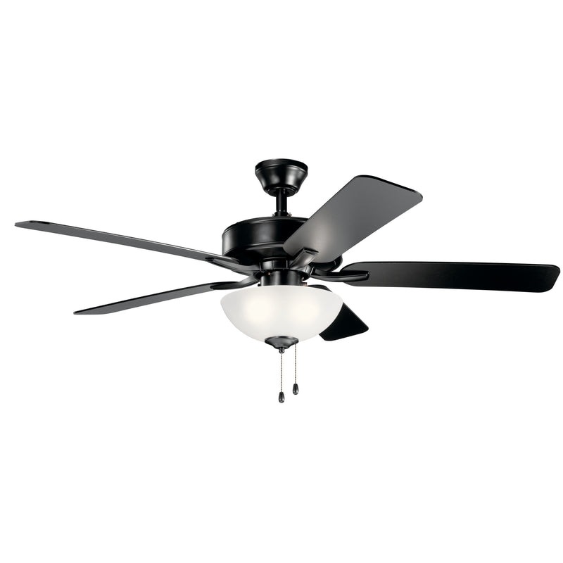 Kichler 330017SBK 52" Ceiling Fan, Satin Black