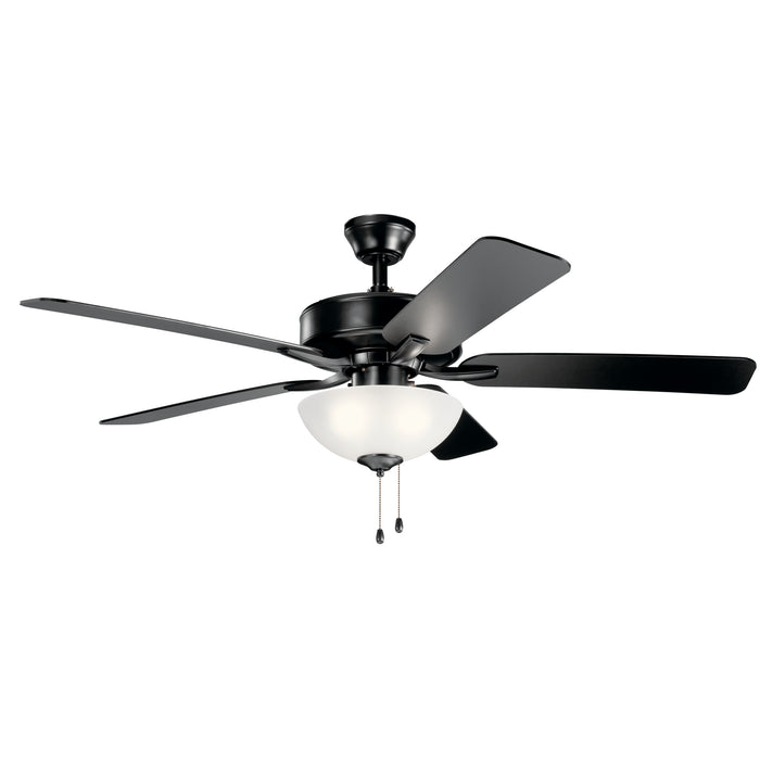 Kichler 330017SBK 52" Ceiling Fan, Satin Black