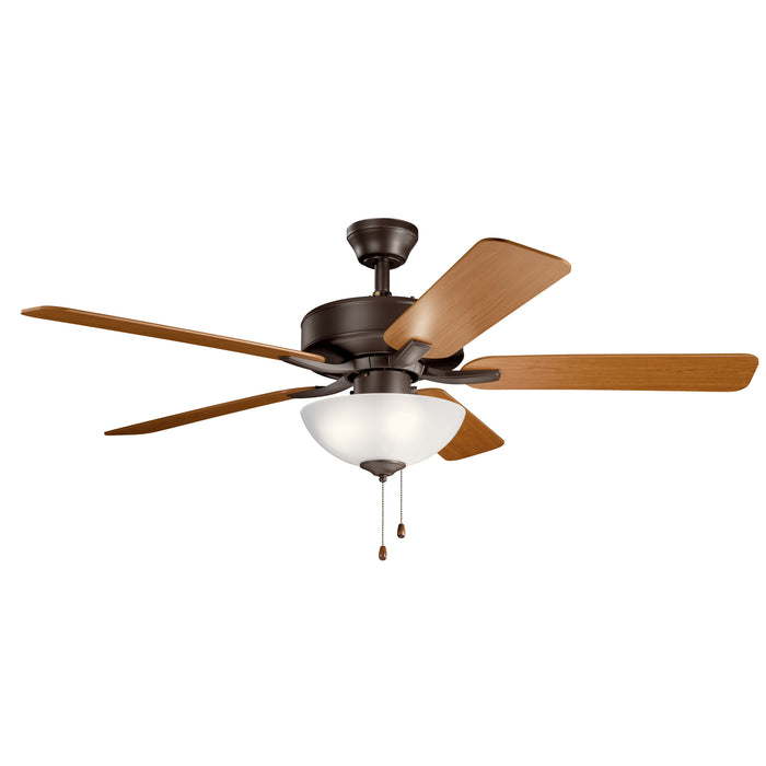 Kichler 330017SNB 52" Ceiling Fan, Satin Natural Bronze